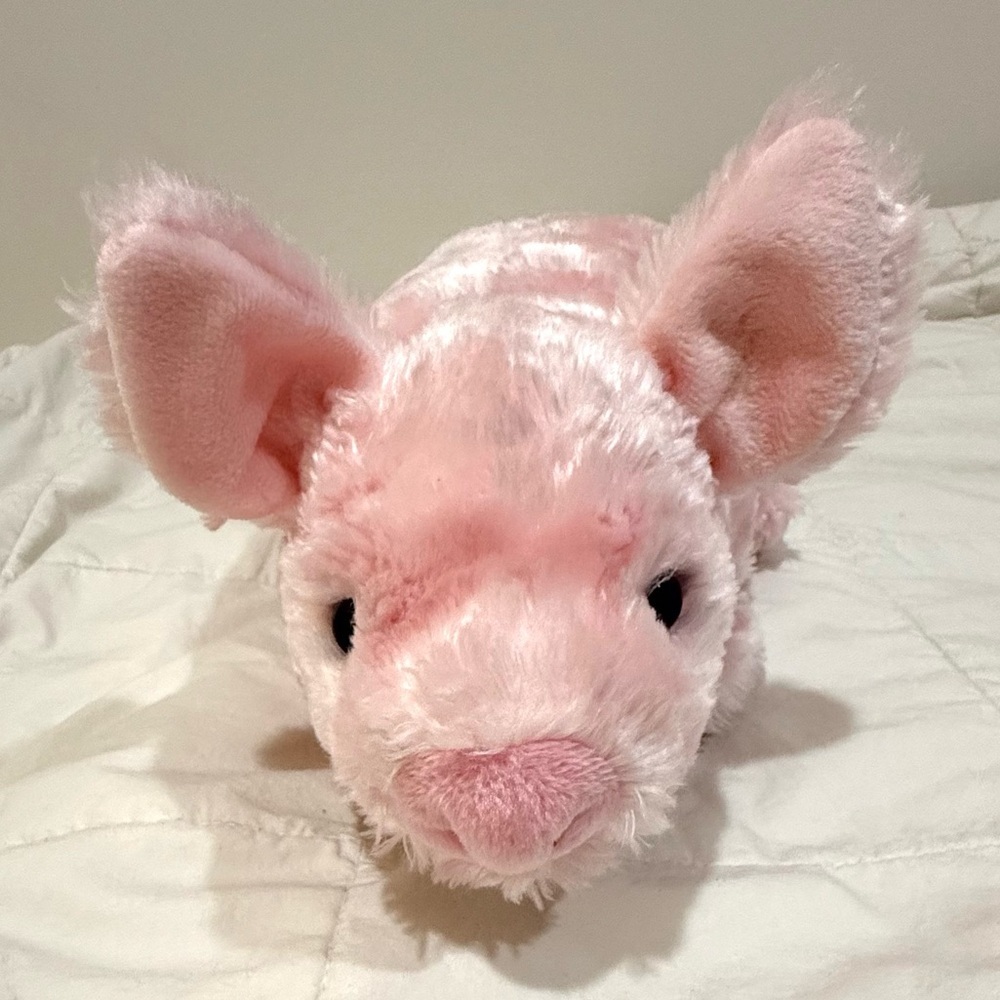Ty Vintage 2003 13” Pink Plush Pig Omelette